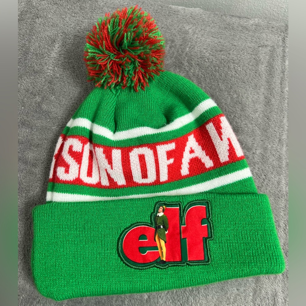 Elf Movie Pom Pom GreenBeanie